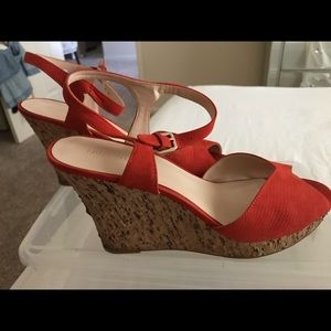 Women’s Nine West leather wedges size 11